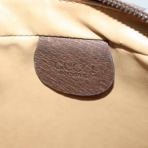 GUCCI GG Supreme Web Sherry Line Bag Pvc Beige Gold 001 115 001 115 - Picture 16 of 16